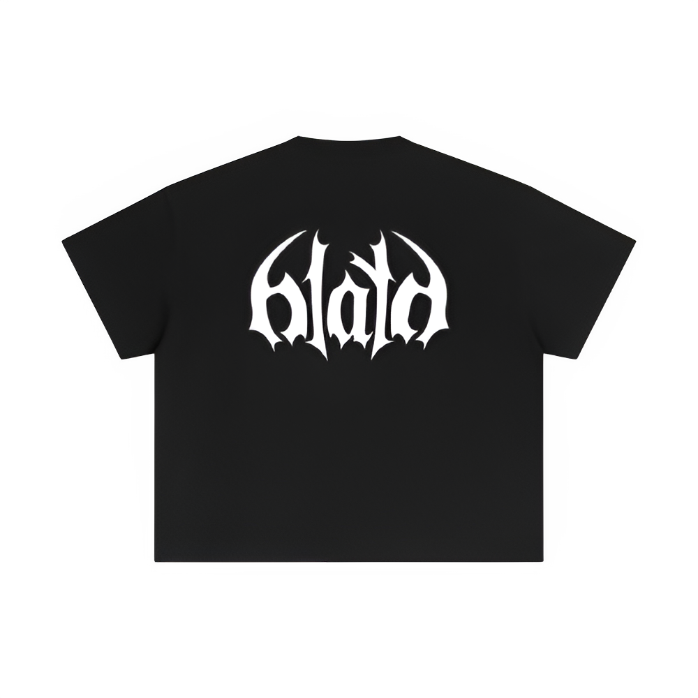 Amaterasu black box tee, back view